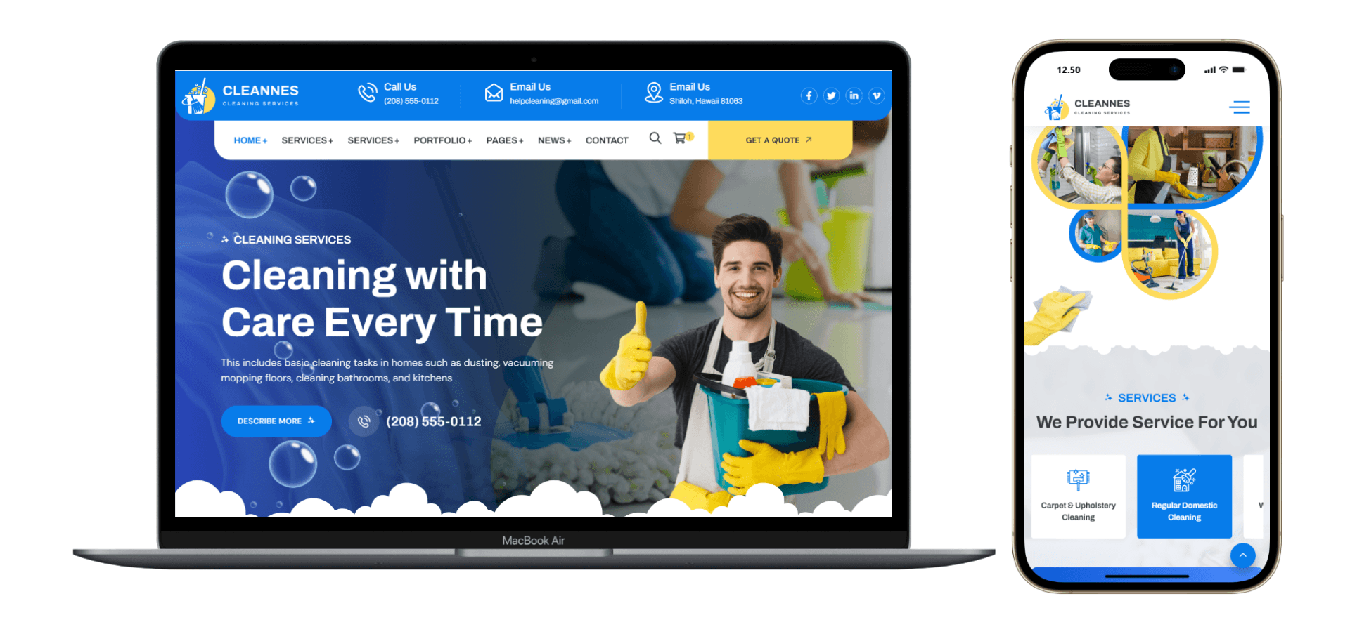 Desain Website Service