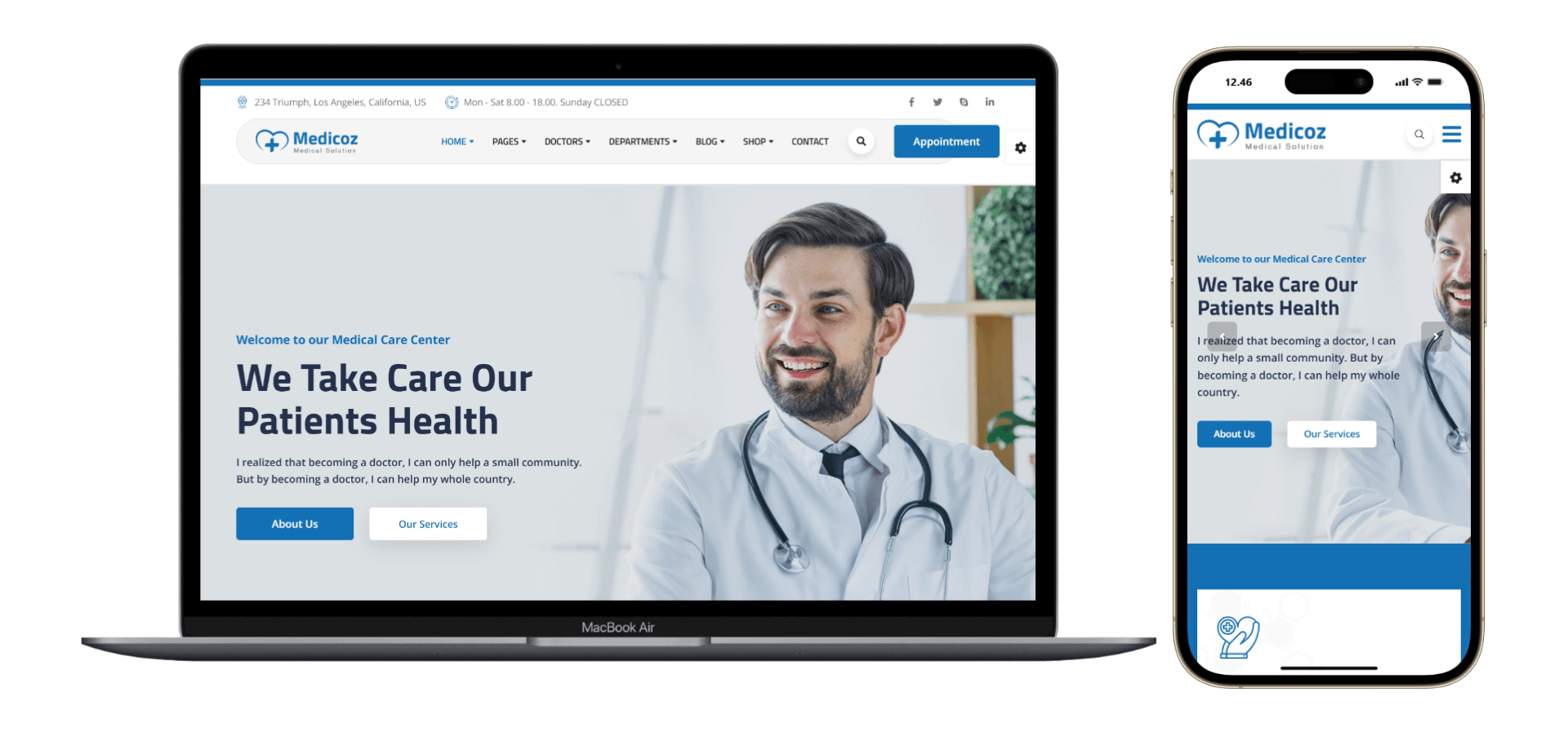 Desain Website Klinik